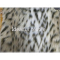 Three Tone Jacquard Leopard Faux Fur /Artificial Fur